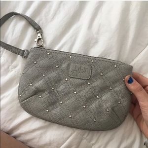 grey wristlet